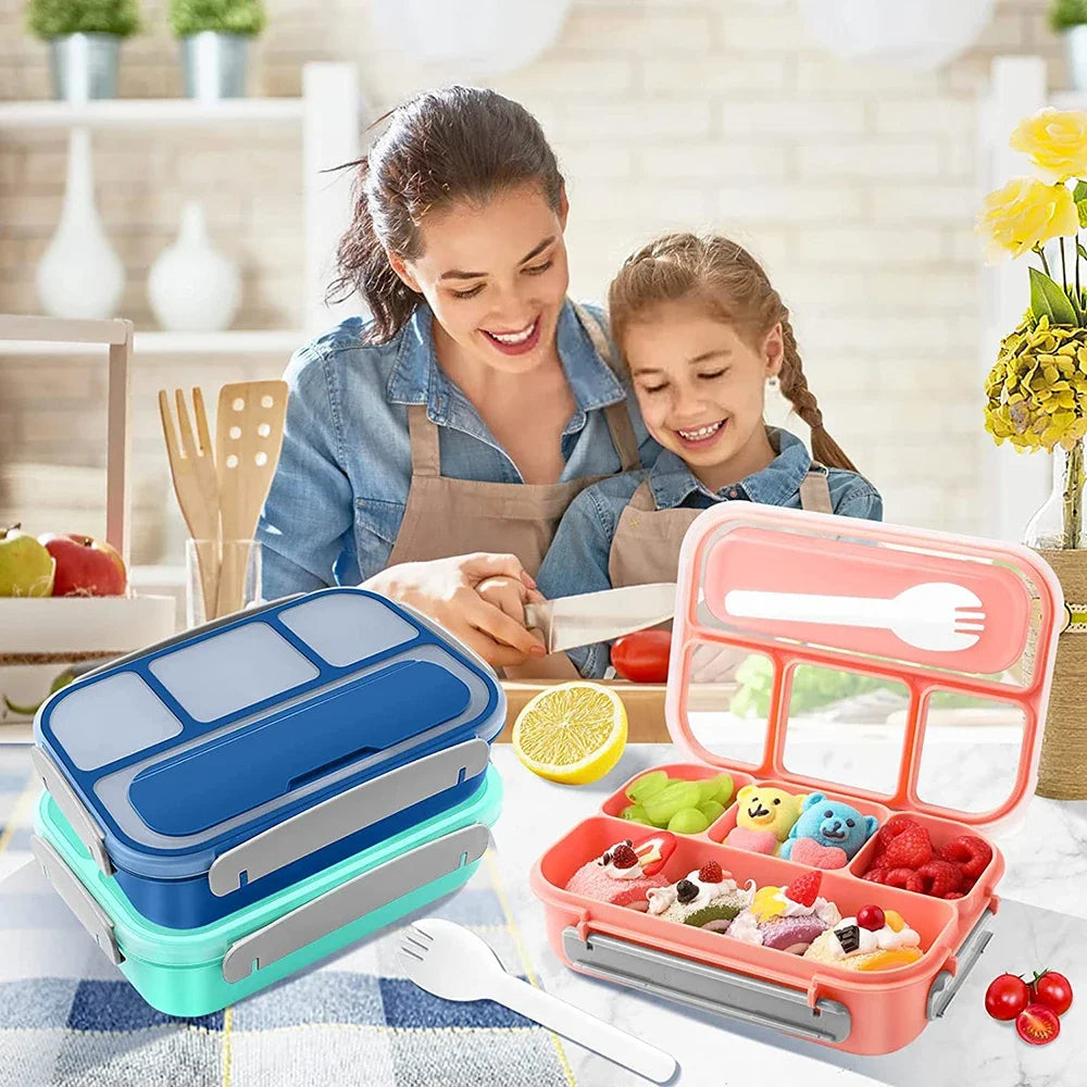1L Plastic Electric Lunch Box Food Warmer Portable Heater for Car Or Home - Leak Proof Lunch Heating Microwave Food Containers