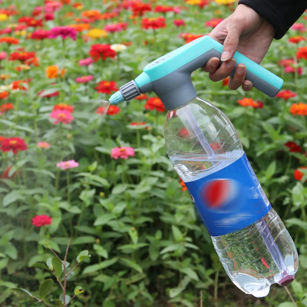 Electric Water Sprayer Adjustable High Pressure Sprayer USB Charging Agricultural Sprayer Gun for Plants Car Wash