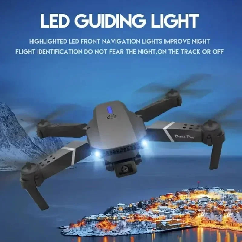 2025 E88Pro RC Drone 4K Professional With 3 Batteries Toy