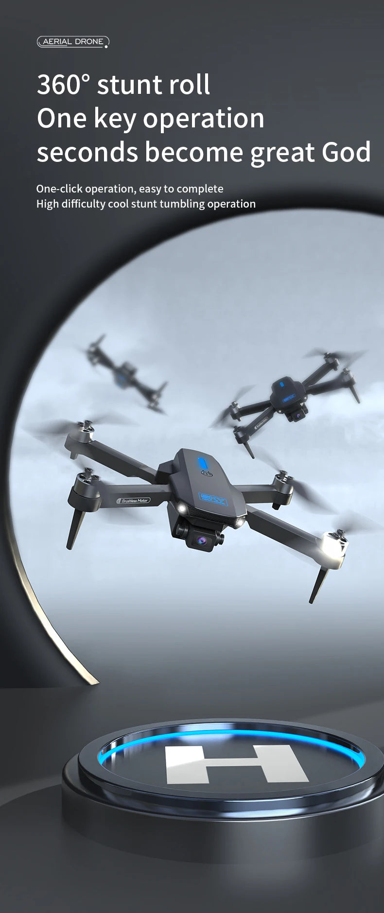 E88MAX Brushless HD Dual Camera Drone WIFI FPV Aerial Photography Foldable RC Quadcopter Helicopter
