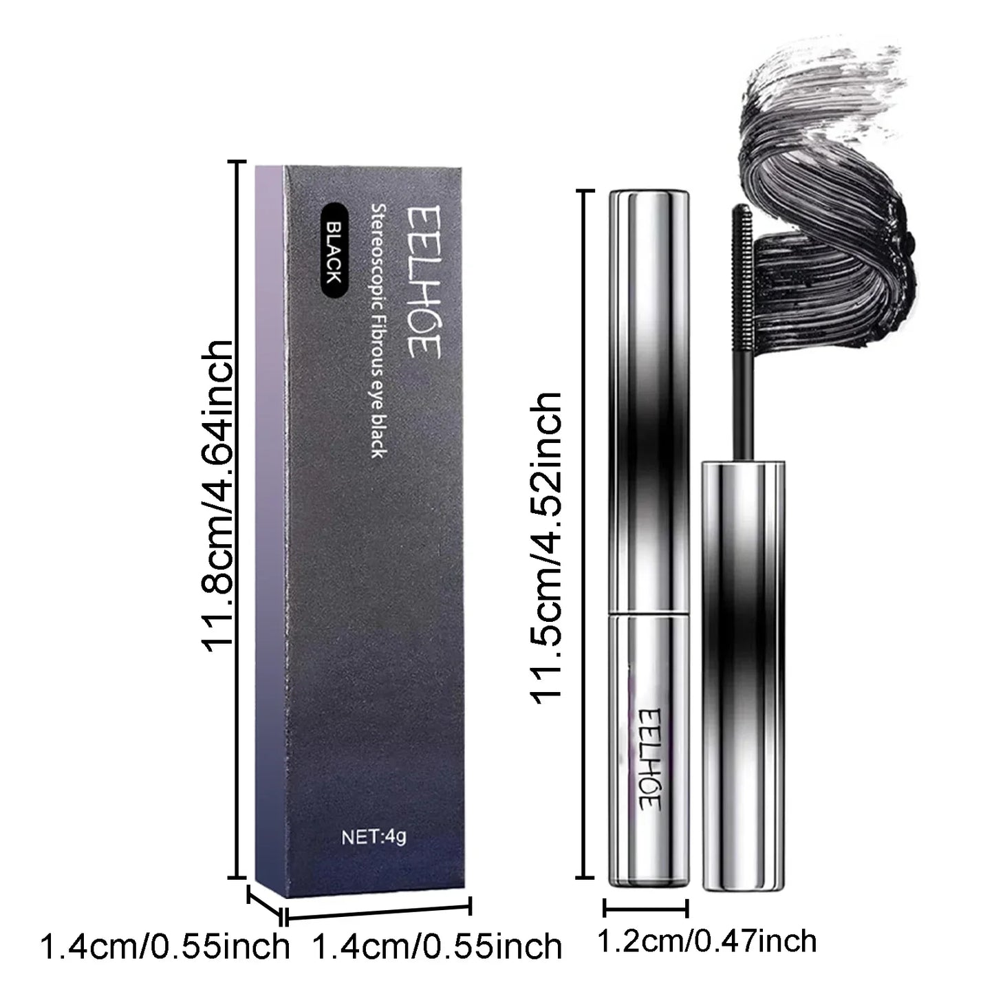 Mascara Waterproof Makeup Products Lengthening Lash Eyelash Lash Extension Longlasting Makeup Korean Makeup Tools & Accessories