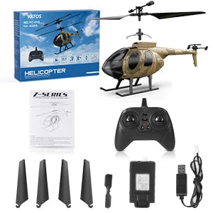 Vatos Remote Controlled Helicopter Camouflage 2.4GHz RC Toy
