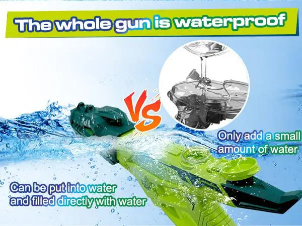 Electric Water Blaster, Automatic Squirt Gun up to 28Ft Long Range, Large Capacity Water Gun, Strong Water Gun