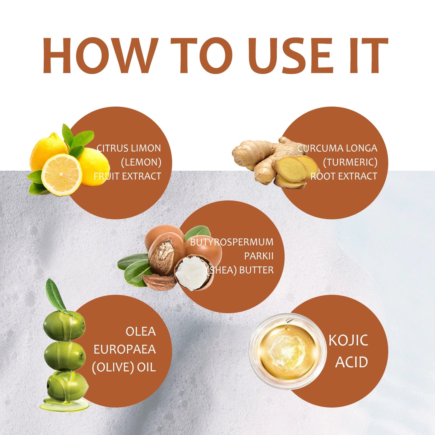 Lemon Turmeric Handmade Soap Lemon Kojic Acid Soap for Skin