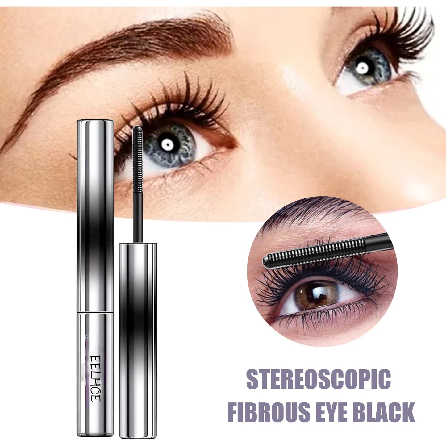 EELHOE Waterproof Mascara Lengthening Black Lash Eyelash