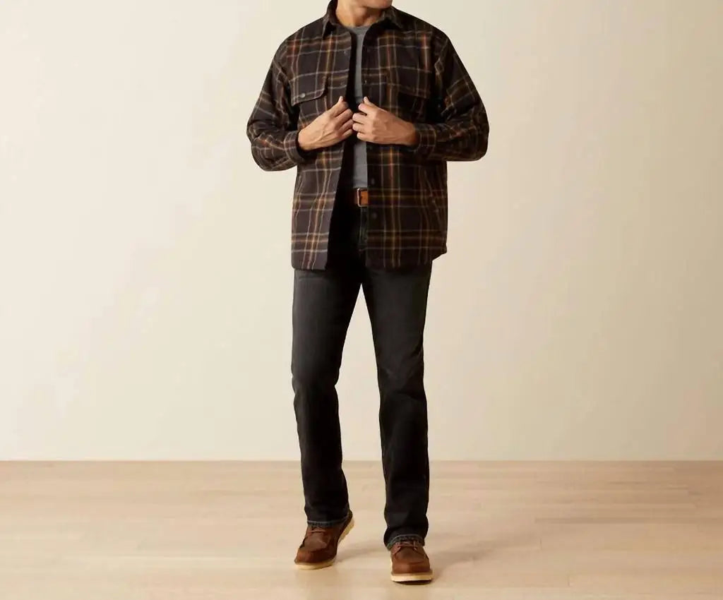 ARIAT | Hawthorn Retro Shirt Jacket In Black