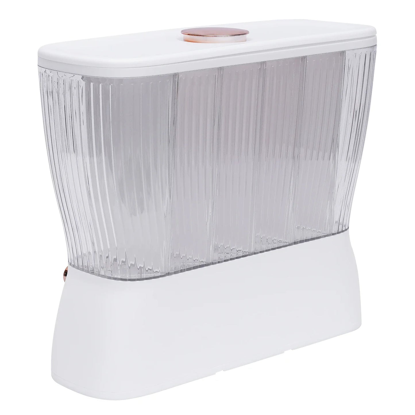 Six-Grid Dry Food Dispenser, Large Capacity Grain Storage Container, Removable Lid with Sealing Ring, 10kg/22.05lbs for Kitchens