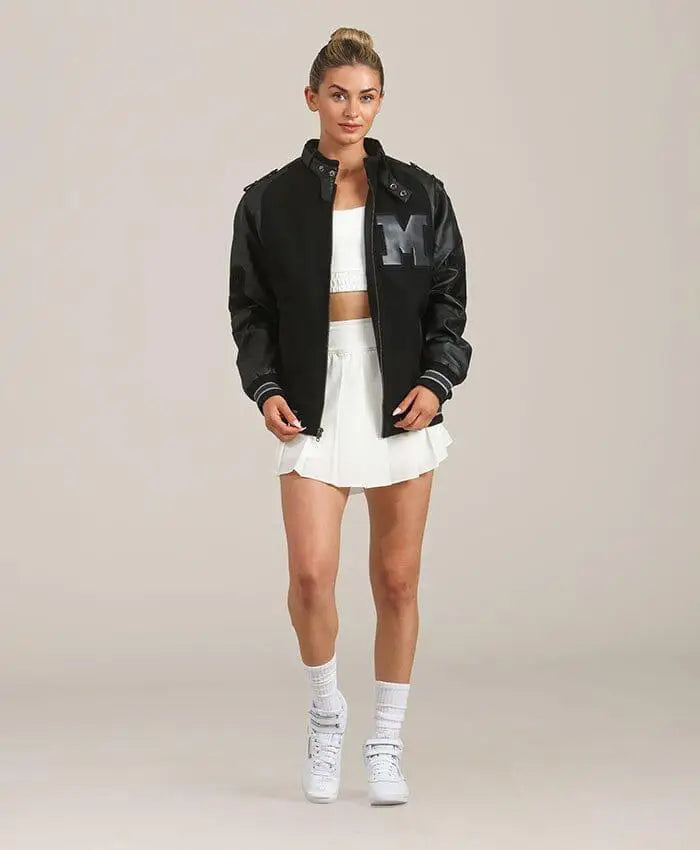 Members Only | Women's Oversized Varsity Jacket