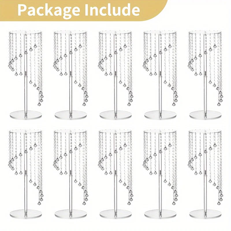23.6 Inch Tall Acrylic Wedding Vase Party Table Christmas and Halloween Decoration