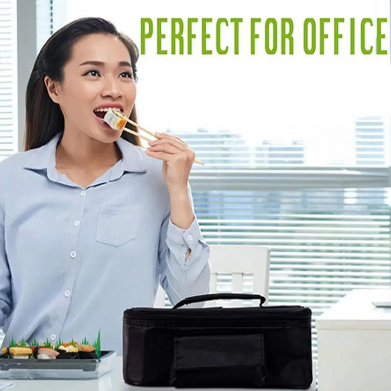 Portable 12V Personal Food Warmer Oven Car Heating Lunch Box Electric Slow Cooker For Road Trip Camping Picnic Traveling