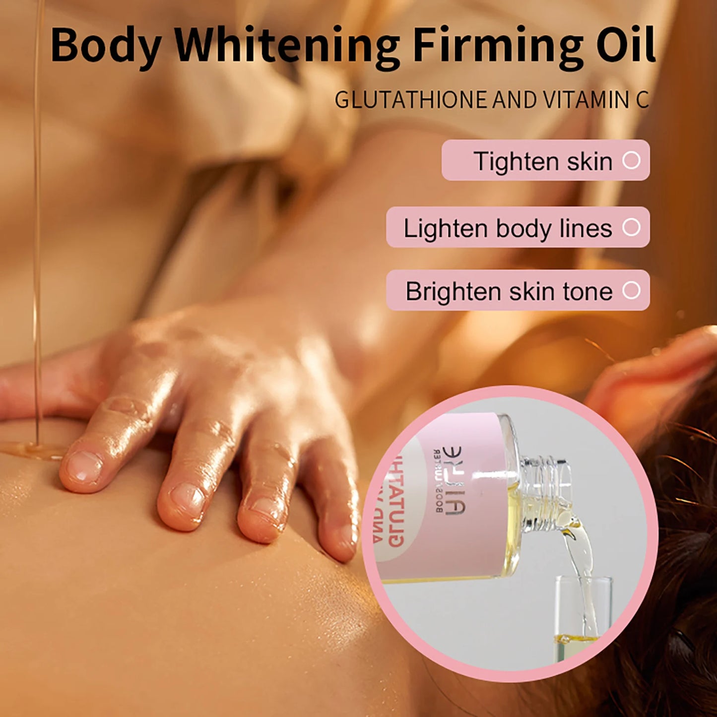 AILKE Whitening Moisturizing Anti-Freckle Body Lotion, Suitable For Face And Body, Glutathione Korean Women's Skin Care Products