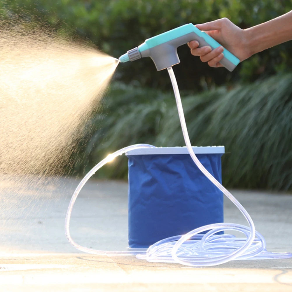 Electric Water Sprayer Adjustable High Pressure Sprayer USB Charging Agricultural Sprayer Gun for Plants Car Wash