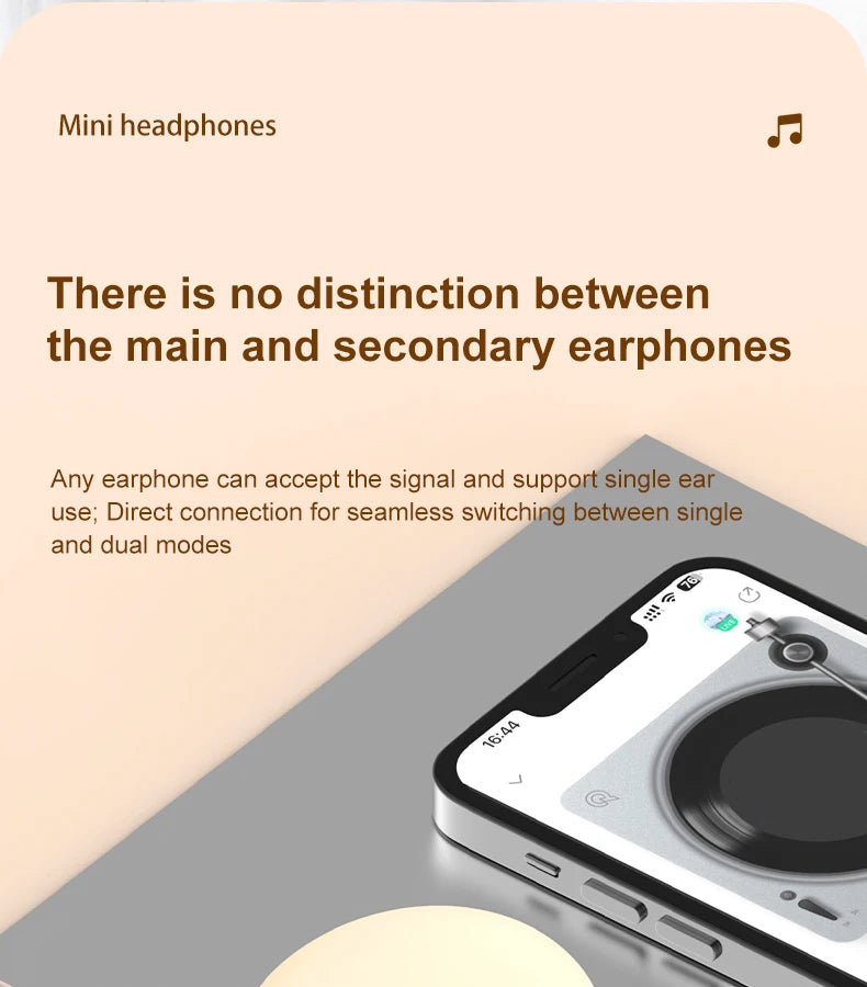 Wireless Bluetooth sleeping Headphones Noise canceling earbuds Hidden Headset Mini Invisible Earphones With Mic Sport Waterproof
