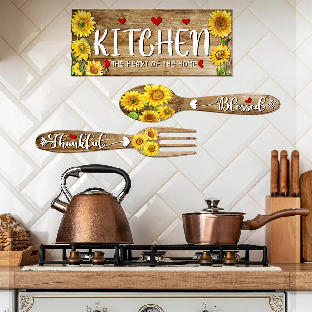 Restaurant Kitchen Wall Stickers Room Wall Decoration Stickers For Bedroom Study Entrance Hallway