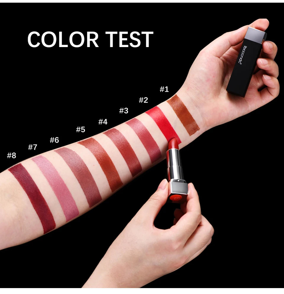 8Pcs/Set Velvet Matte Lipstick Set Long Lasting Waterproof