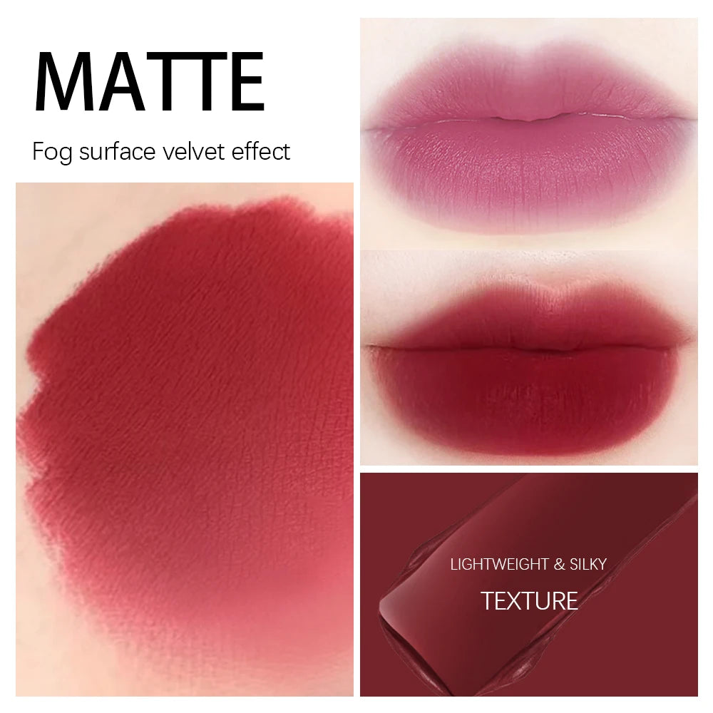 8Pcs/Set Velvet Matte Lipstick Set Long Lasting Waterproof