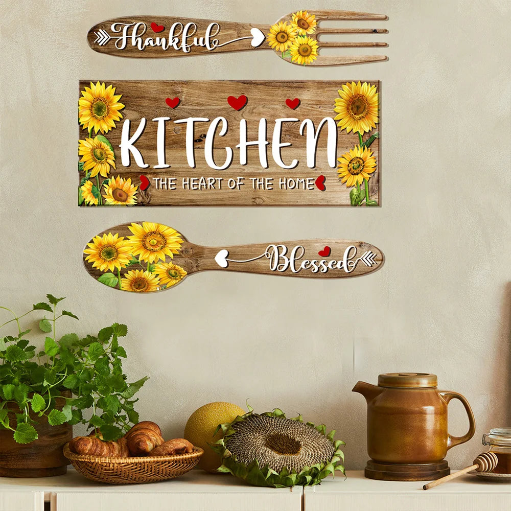 Restaurant Kitchen Wall Stickers Room Wall Decoration Stickers For Bedroom Study Entrance Hallway