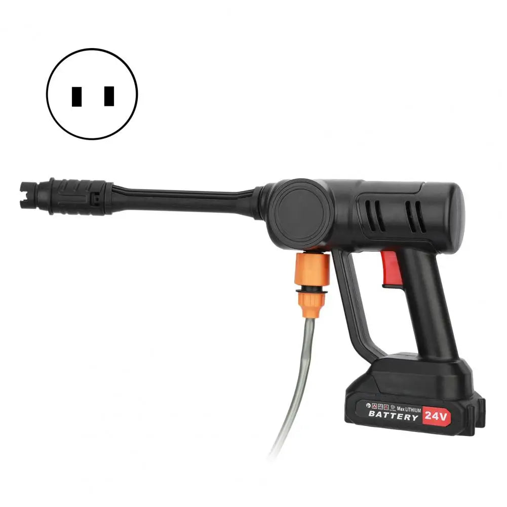 180w Brushless High Pressure Car Washer Gun Electric Garden Washing Water Wash Spray Gun With 2 Batteries 1 Charger Bucket Pipe