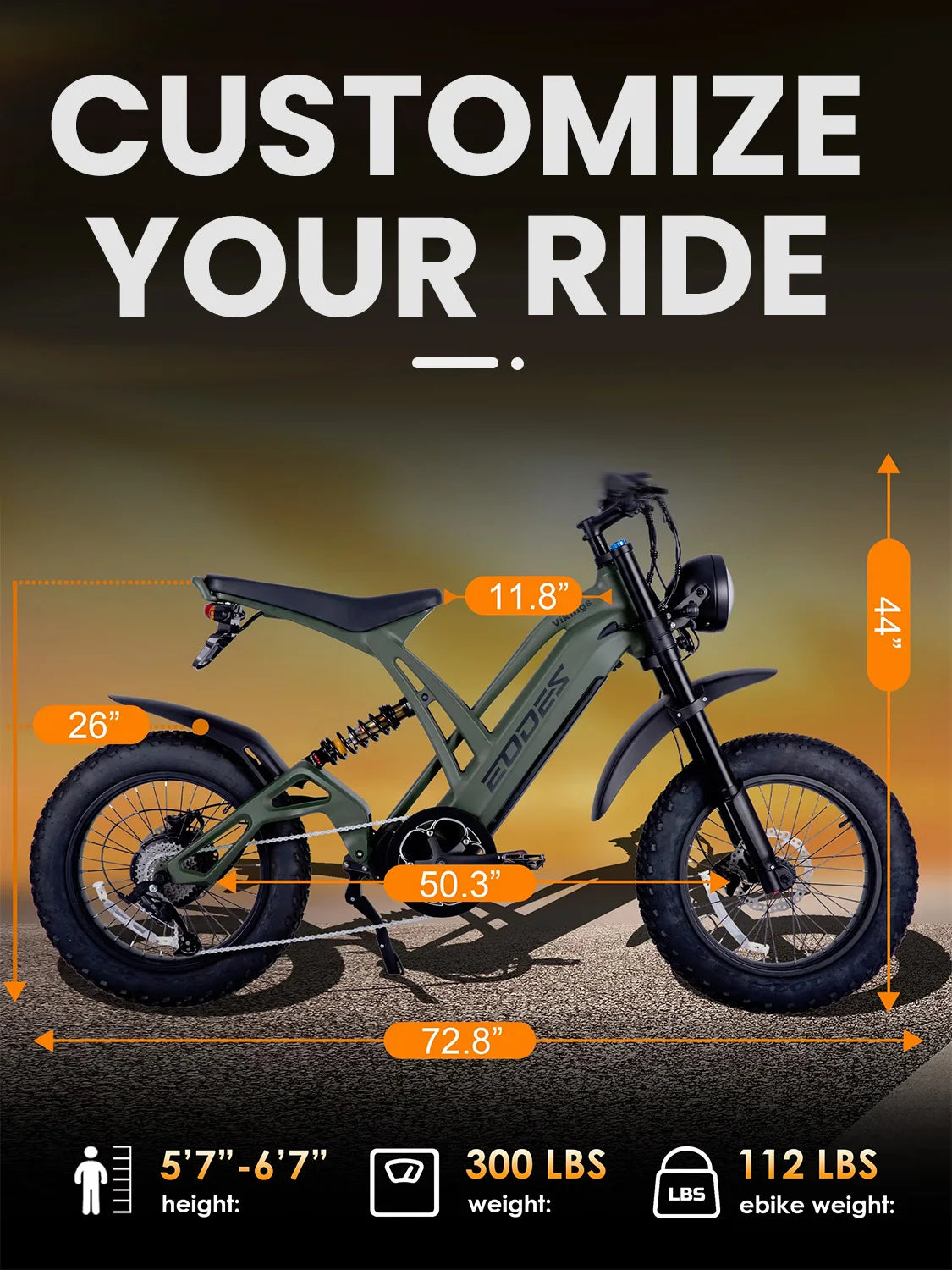 Off road adult electric bicycle 100000 52V 32 km/h range 120KM front shock absorber dual oil disc electric off-road bicycle