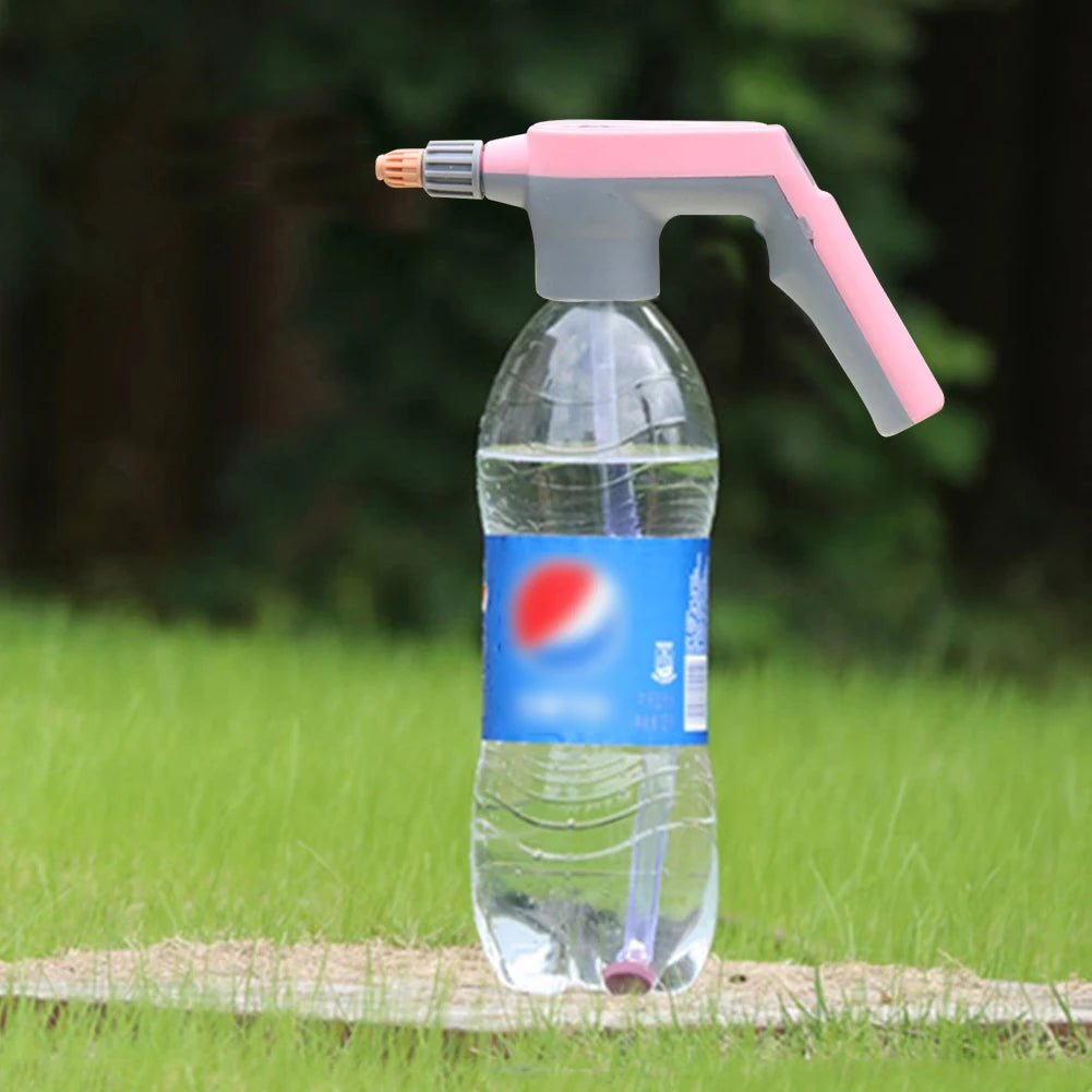 Electric Water Sprayer Adjustable High Pressure Sprayer USB Charging Agricultural Sprayer Gun for Plants Car Wash