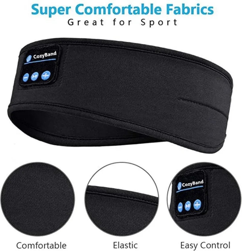 Wireless Headphones Music Eye Mask Wireless Bluetooth Bluetooth Earphones Sports Sleeping Headband Elastic Headset Headband