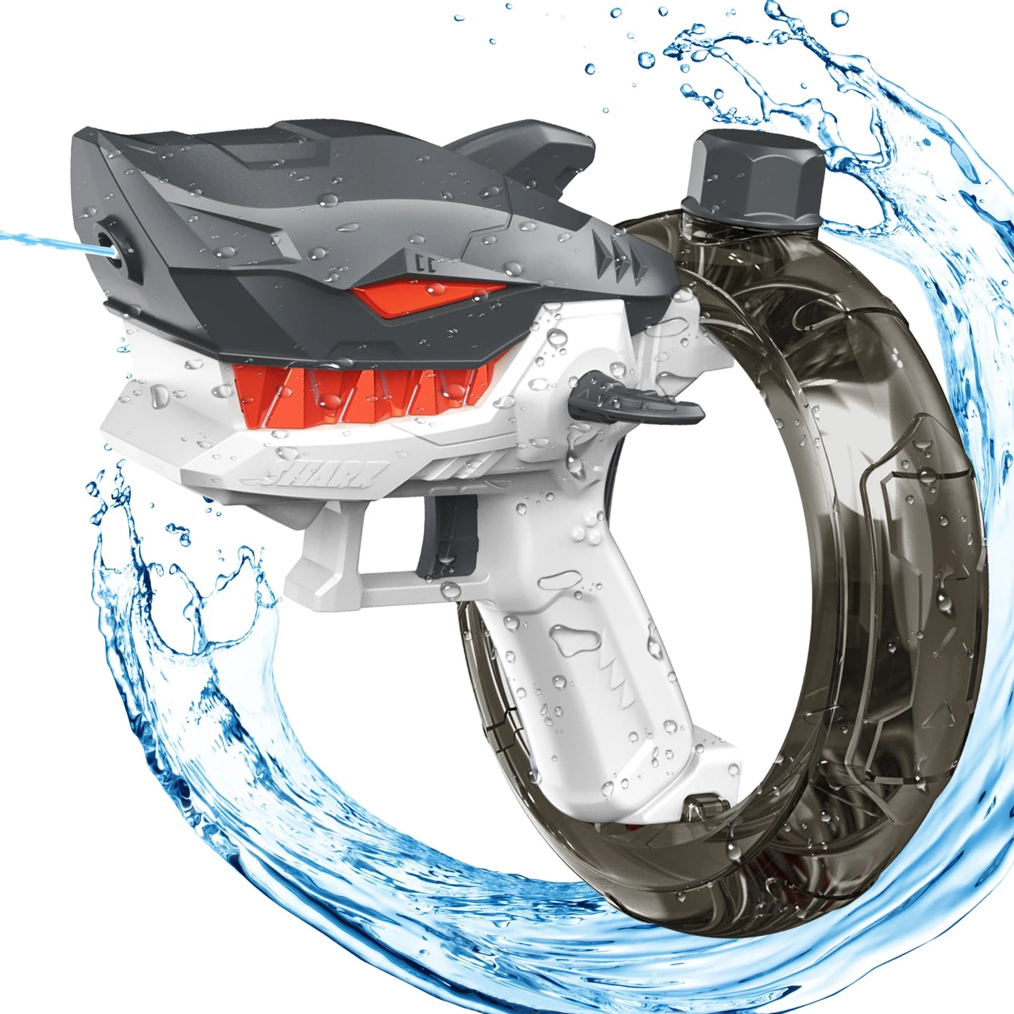 Electric Water Blaster, Automatic Squirt Gun up to 28Ft Long Range, Large Capacity Water Gun, Strong Water Gun