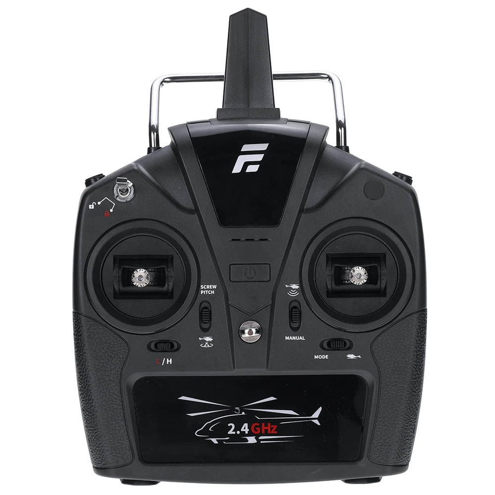 Eachine E186 Bell-206 2.4G 6CH 1/27 Scale Dual Brushless Motor Altitude Hold Optical Flow Positioning intelligent RC Helicopter