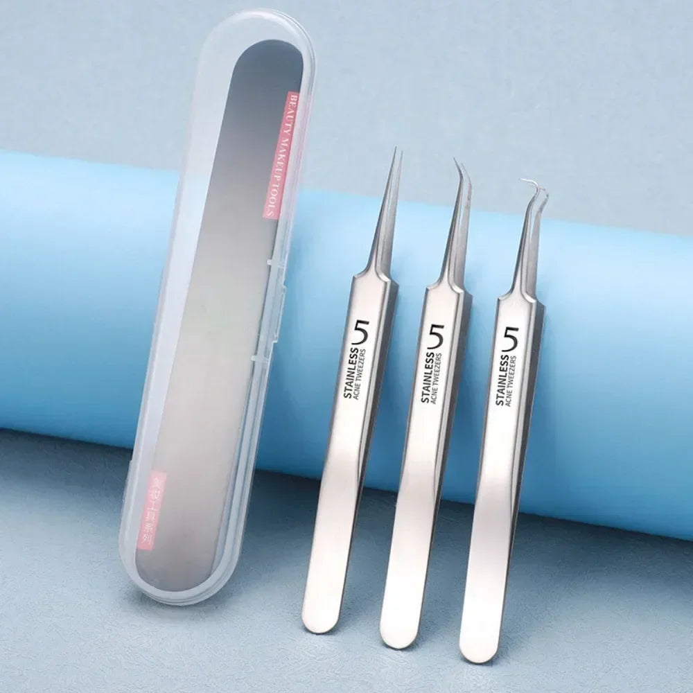 1/3/8PCS Stainless Steel Acne Clip Cell Clip Blackhead Clips Acne Remover Acne Needle Pore Cleaner Beauty Salon Skin Care Tools