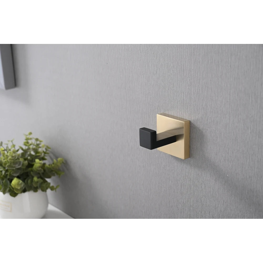 8 Pack Wall-Mounted Stainless Steel Bathroom Towel Hooks/Coat Hooks for Bathroom, Bedroom, Kitchen