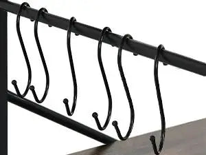 Small Kitchen Microwave Bakers Stand Wine Rack, Wine Rack,Coffee Bar Storage with Power Outlet for Liquor Thicken Shelf Room