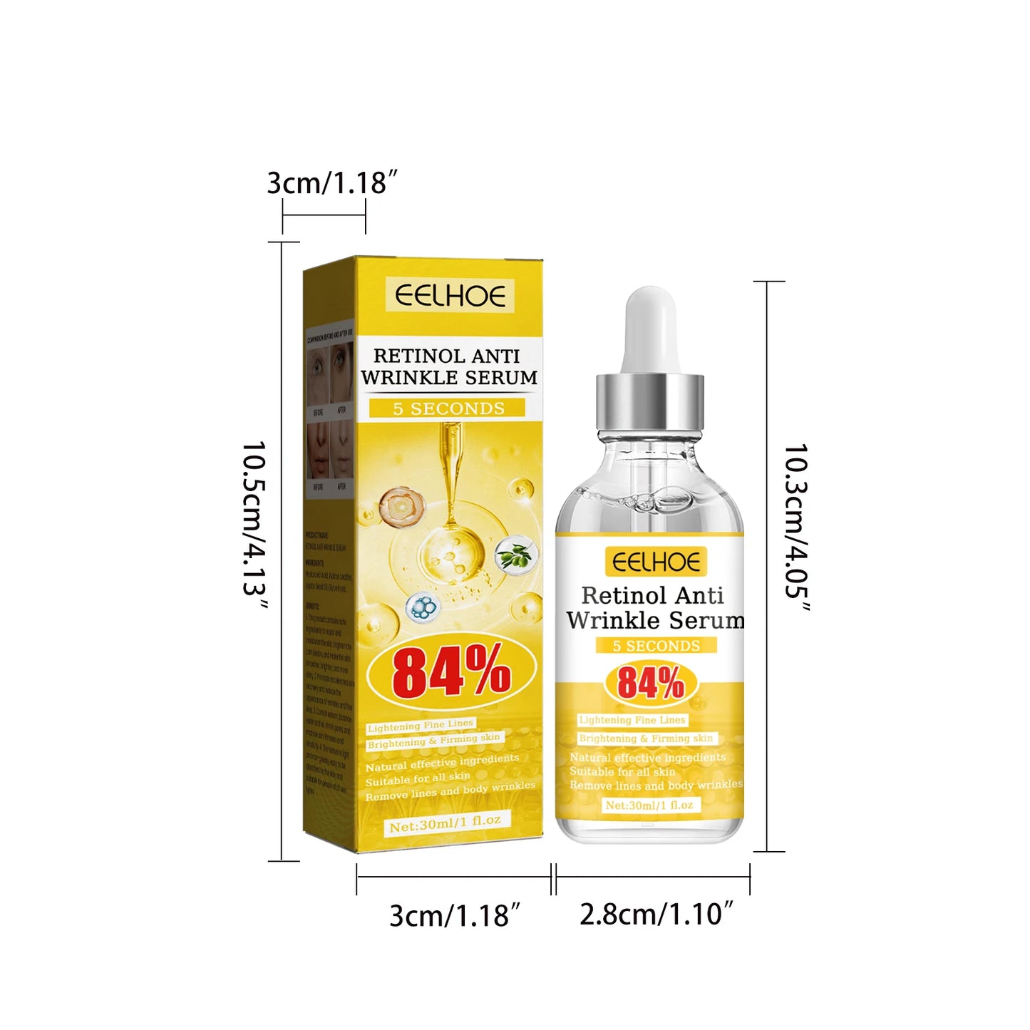 Retinol Anti-Wrinkle Essence Pure Hyaluronic Acid Serum