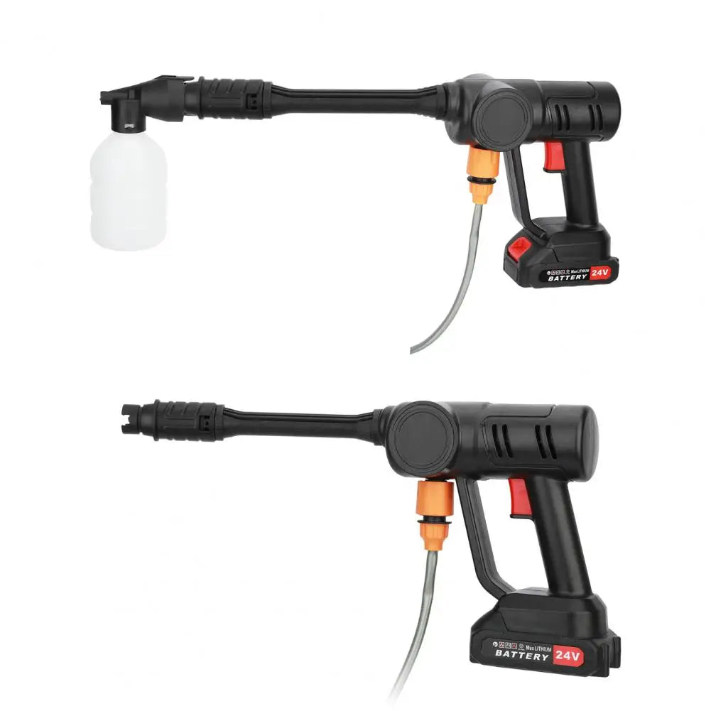 180w Brushless High Pressure Car Washer Gun Electric Garden Washing Water Wash Spray Gun With 2 Batteries 1 Charger Bucket Pipe