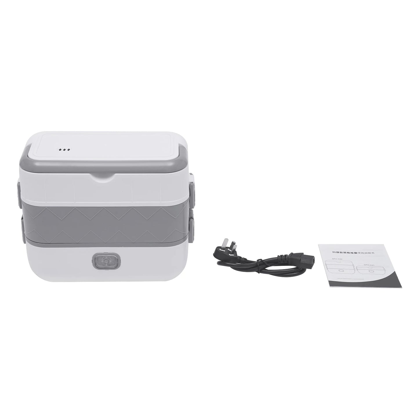 200w Portable Food Insulated Lunch Box, Double-Layer Electric Lunch Box