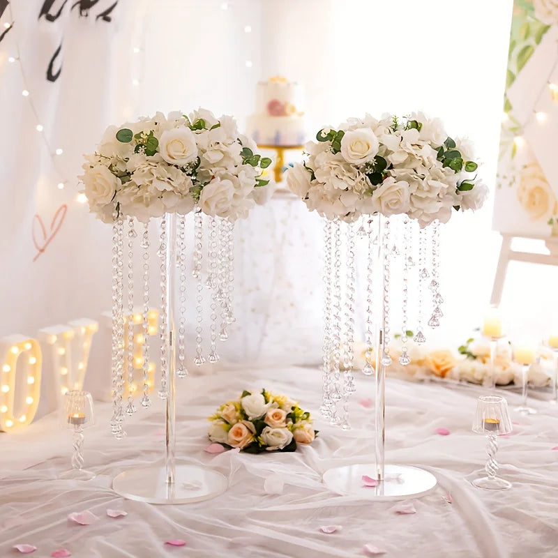 23.6 Inch Tall Acrylic Wedding Vase Party Table Christmas and Halloween Decoration