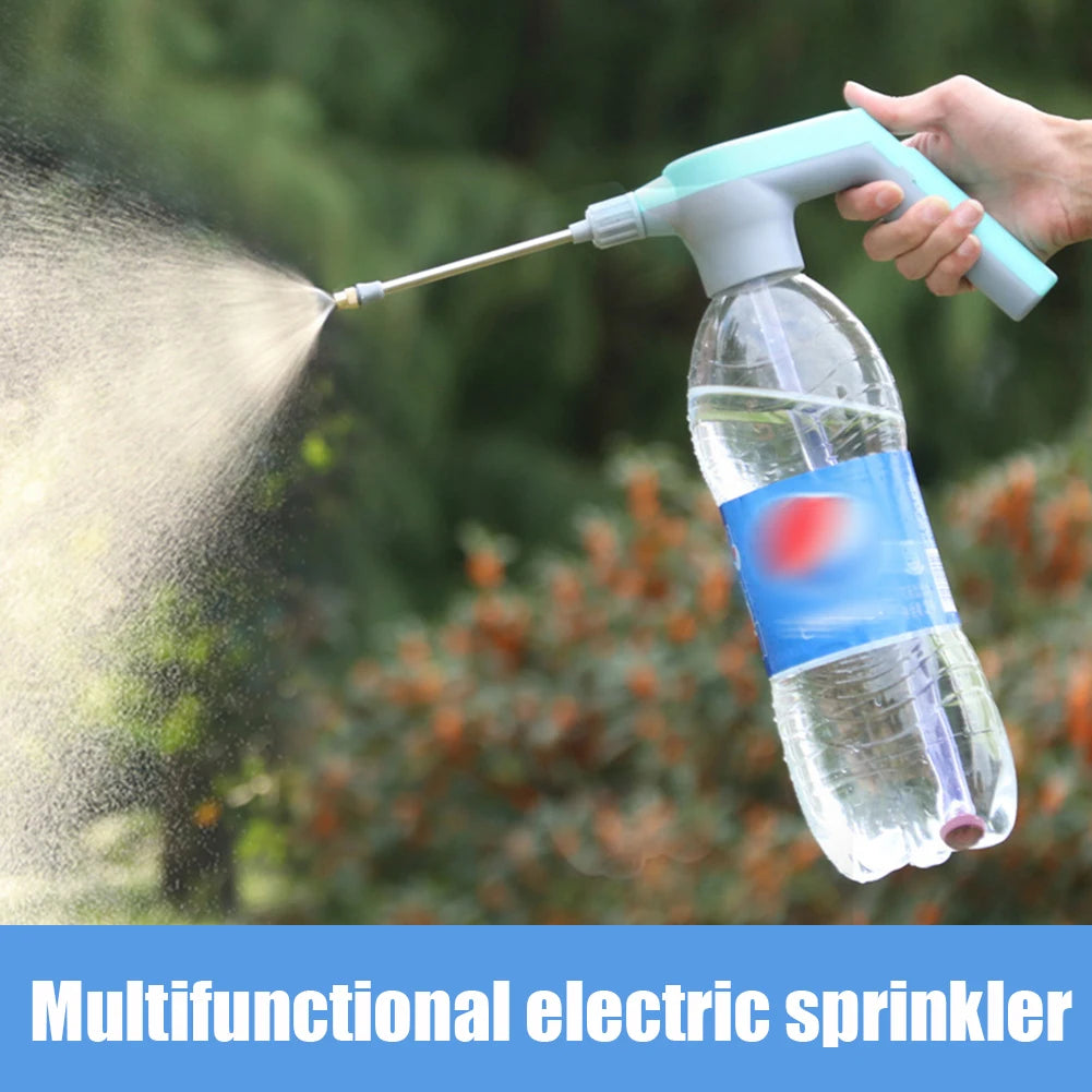 Electric Water Sprayer Adjustable High Pressure Sprayer USB Charging Agricultural Sprayer Gun for Plants Car Wash