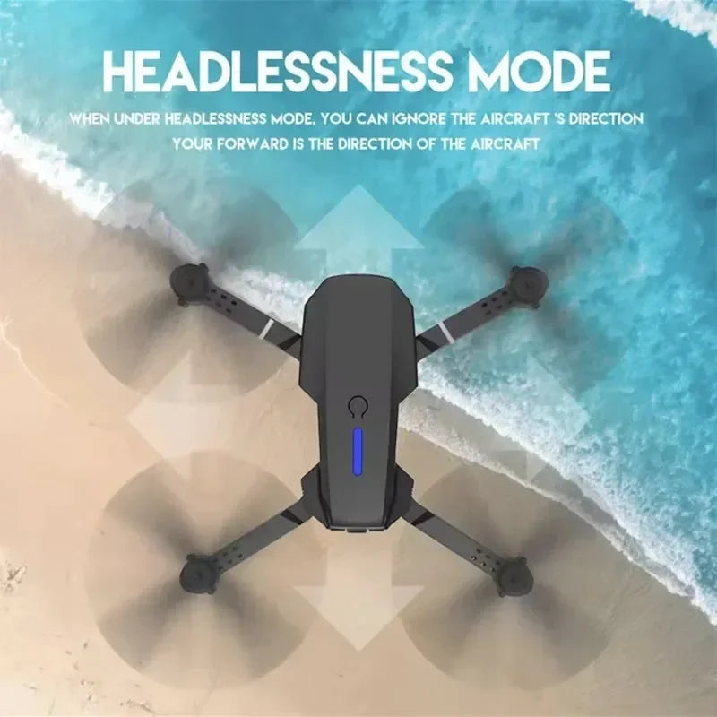 2025 E88Pro RC Drone 4K Professional With 3 Batteries Toy